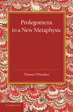 Prolegomena to a New Metaphysic