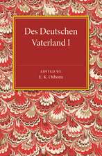 Des Deutschen Vaterland: Volume 1