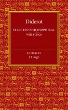 Diderot: Selected Philosophical Writings