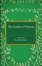 The Teacher of Nations: Addresses and Essays in Commemoration of the Visit to England of the Great Czech Educationalist Jan Amos Komensky (Comenius)