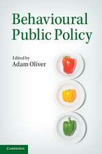 Behavioural Public Policy