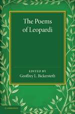 The Poems of Leopardi: With Introduction and Notes and a Verse-Translation in the Metres of the Original