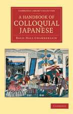 A Handbook of Colloquial Japanese