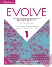 Evolve Level 1 Teacher's Edition with Test Generator