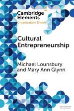 Cultural Entrepreneurship