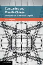 Companies and Climate Change: Theory and Law in the United Kingdom