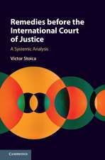 Remedies before the International Court of Justice: A Systemic Analysis