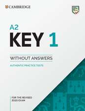 A2 Key 1 for the Revised 2020 Exam Student's Book without Answers