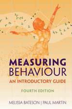 Measuring Behaviour: An Introductory Guide