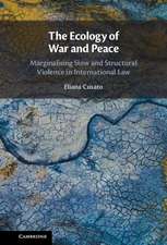 The Ecology of War and Peace: Marginalising Slow and Structural Violence in International Law