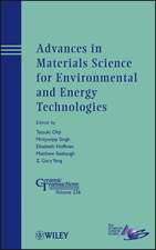 Advances in Materials Science for Environmental and Energy Technologies – Ceramic Transactions V236