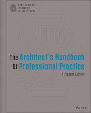 The Architect′s Handbook of Professional Practice, 15th Edition