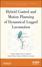 Hybrid Control and Motion Planning of Dynamical Legged Locomotion