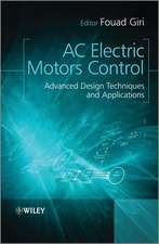 AC Electric Motors Control – Advanced Design Techniques and Applications