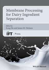 Membrane Processing for Dairy Ingredient Separation