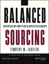 Balanced Sourcing Supplier Rel