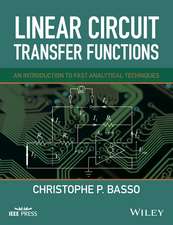 Linear Circuit Transfer Functions – An Introduction to Fast Analytical Techniques