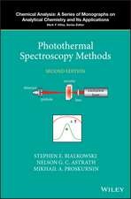 Photothermal Spectroscopy Methods, Second Edition