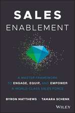 Sales Enablement – A Master Framework to Engage, Equip, and Empower A World–Class Sales Force