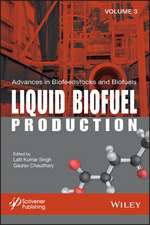 Liquid Biofuel Production