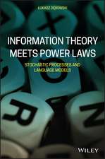 Information Theory Meets Power Laws – Stochastic Processes and Language Models