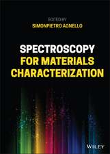 Spectroscopy for Materials Characterization