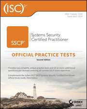 Isc2 Sscp Systems Security Certified Practitioner Official Practice Tests