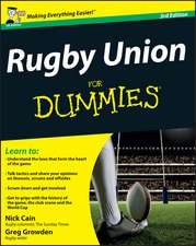 Rugby Union For Dummies 3e