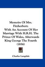 Memoirs Of Mrs. Fitzherbert