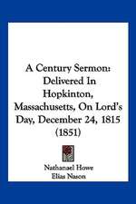 A Century Sermon