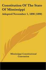 Constitution Of The State Of Mississippi