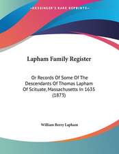 Lapham Family Register