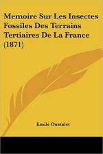 Memoire Sur Les Insectes Fossiles Des Terrains Tertiaires De La France (1871)