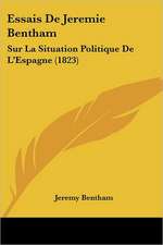 Essais De Jeremie Bentham