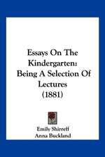 Essays On The Kindergarten