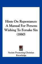 Hints On Repentance