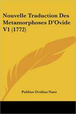 Nouvelle Traduction Des Metamorphoses D'Ovide V1 (1772)