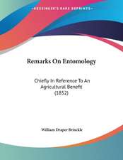 Remarks On Entomology