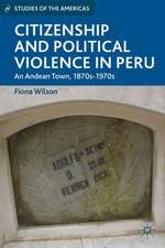 Citizenship and Political Violence in Peru: An Andean Town, 1870s-1970s