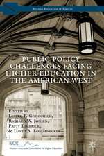 Public Policy Challenges Facing Higher Education in the American West