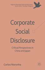 Corporate Social Disclosure: Critical Perspectives in China and Japan