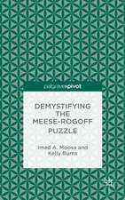 Demystifying the Meese-Rogoff Puzzle