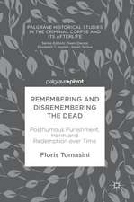 Remembering and Disremembering the Dead: Posthumous Punishment, Harm and Redemption over Time