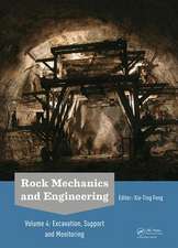 Rock Mechanics and Engineering Volume 4: Excavation, Support and Monitoring