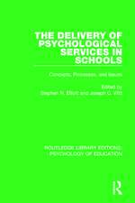 The Delivery of Psychological Services in Schools: Concepts, Processes, and Issues