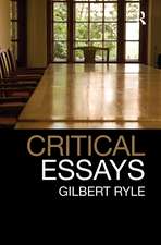 Critical Essays: Collected Papers Volume 1