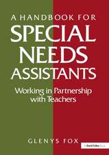 A Handbook for Special Needs Assistants: Working in Partnership with Teachers