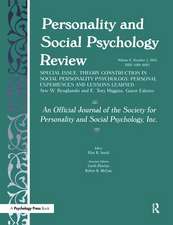 Theory Construction in Social Personality Psychology: Personal Experiences and Lessons Learned: A Special Issue of personality and Social Psychology Review