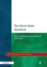 Paired Maths Handbook: Parental Involvement and Peer Tutoring in Mathematics