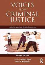 Voices from Criminal Justice: Insider Perspectives, Outsider Experiences